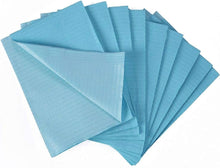 Load image into Gallery viewer, Disposable Dental Patient Bibs 500/Box 2/Ply Tissue+1 Ply Poly