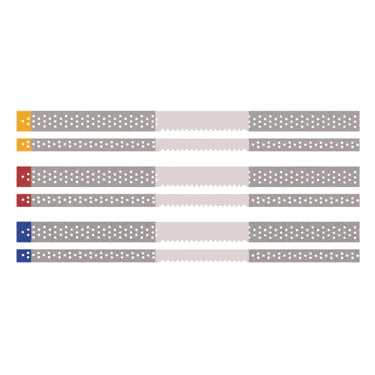 Kerr Axis, NTI, Perforated Diamond Finishing Strips, Perforated 2.5mm 10/pk #FSP2