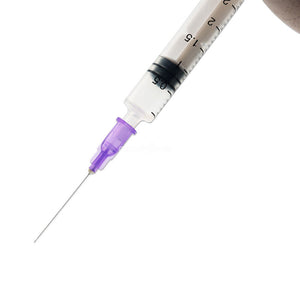 Pre Tipped 3CC Endo Irrigation Syringes+Needles 30G Purple 100/Box-Monoject Style