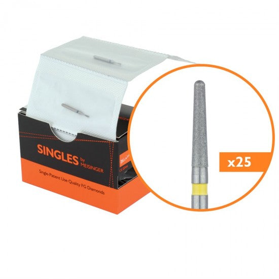 NeoDiamond Round End Taper Burs 3116.8VF 25/Pk