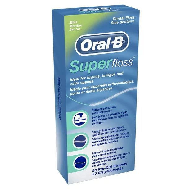 Oral-B SuperFloss 50/Pk #80721154