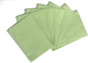 Disposable Dental Patient Bibs 500/Box 2/Ply Tissue+1 Ply Poly