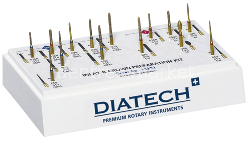 Coltene Diatech Diamonds Burs Inlay & Crown Preparation Kit #250006AA