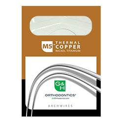 M5™ Thermal Copper NiTi, Rectangular Trueform™ I, Solo-Pack of 10 Wires