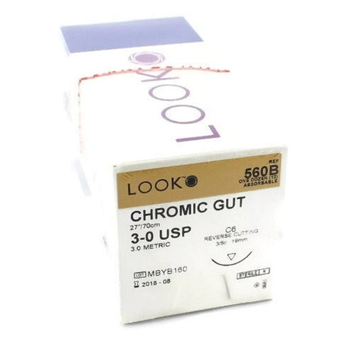 Look Sutures Chromic Gut  3-0, 27