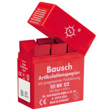 Load image into Gallery viewer, Bausch Articulating Paper Blue Thin  300 Strips #BK01 -BK02