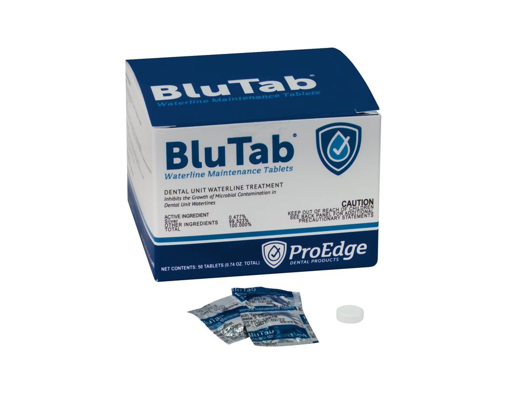 BT50-ProEdge, BluTab Waterline Maintenance Tablets (Blue Tab) 50/Pk