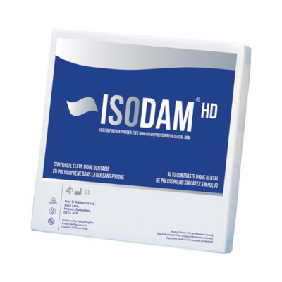 4D Rubber IsoDam HD (Dark Blue ) Non-Latex Dental Rubber Dam (Buy 3 Get 1 Free)