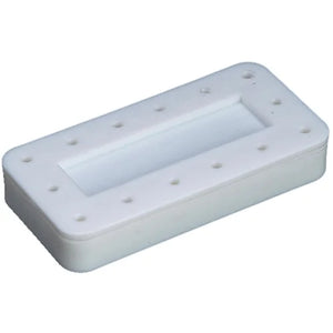 Magnetic Burs Block With Cover Capacity: 14 White