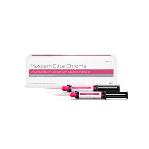 Maxcem Elite Chroma Cement Syringe Refill, 2x5gm , Clear Shade, #36300