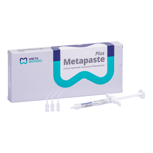 Metapaste Plus ,calcium hydroxide with barium sulfate 2.2 g Syringe, 10 Disposable Tips