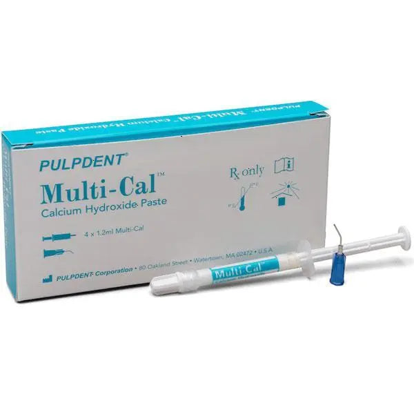 Multi-Cal , Non-Setting Calcium Hydroxide Paste 4x1.2ml Syringes #multi