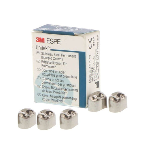3M-Pedo Crowns Stainless Steel Primary Refill 5/Pk (DUL-DUR-DLL-DLR-EUL-EUR-ELL-ELR)