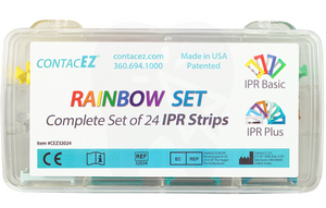 ContacEZ Rainbow Set IPR Strips Kit 24/Pk #32024 (Interproximal Reduction)