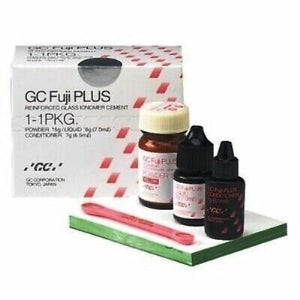 Fuji Plus Kit, Resin Reinforced Glass Ionomer Luting Cement #442135 (With Conditioner)