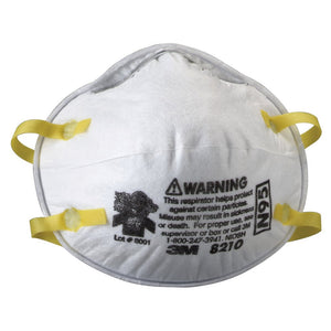 3M N95 #8210 Particulate Respirator Mask 20/Box