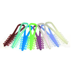 Bambino-Tie™ Elastomeric Ligature Ties Vibrant Assorted Color 84/pk 1008 Ties (Donuts)