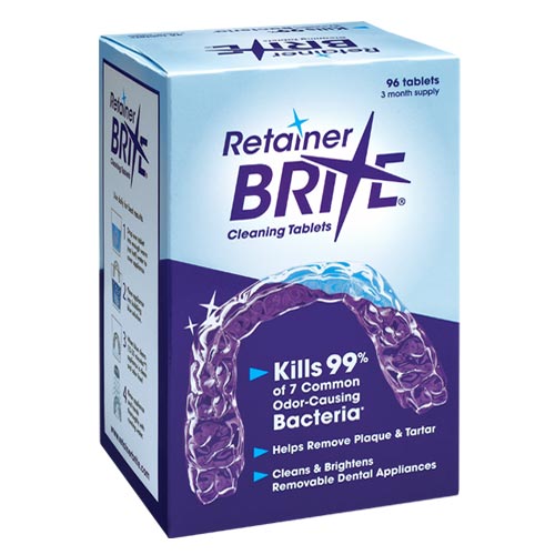 Retainer Brite Cleaning Tablets 96/PK - Guards & Removable Appliances #RB92