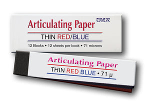Articulating Paper Thin Blue - 144/Pkg -USA (HorseShoe)