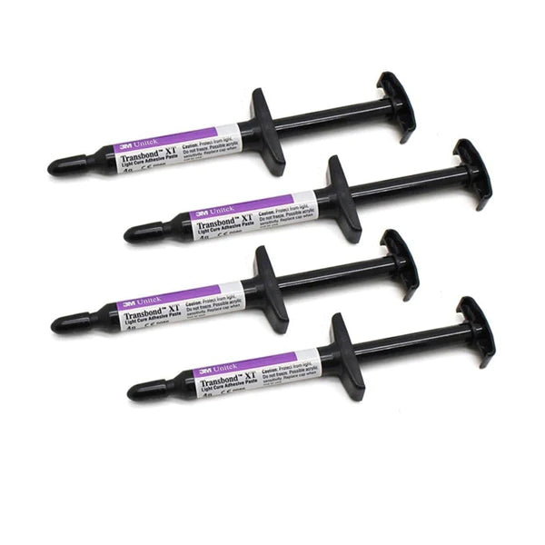3M -Transbond XT Refill 4 x 4 Gm Syringes Light Cure Adhesive paste 16g