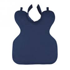 (XRay) X-Ray Lead Apron with Neck Collar, Adult Size , Navy blue-Made in Canada
