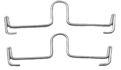 46 MM PALATAL ARCH BARS WITH DISTAL LOOP 10/PK-G&H USA