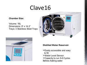 Autoclave 16+ With Compressor Class N , Flight Dental
