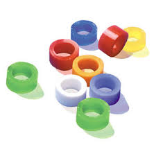 Instruments Assorted Color Code Rings Silicone,