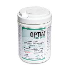 Optim Wipes 33TB Surface Cleaner Disinfectant 160 Wipes /Per Can