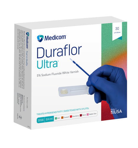 Duraflor Ultra 5% Sodium Fluoride White Varnish Strawberry , 30/box #1031-ST30
