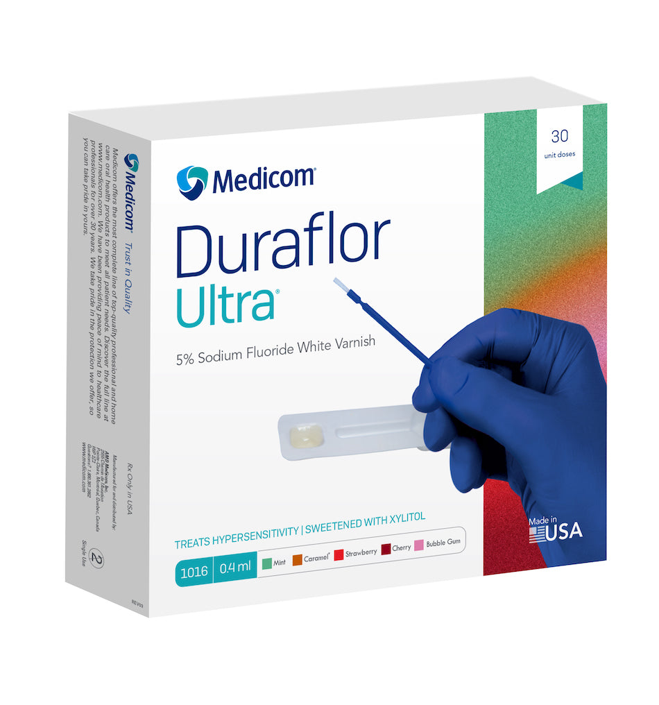 Duraflor Ultra 5% Sodium Fluoride White Varnish, 30/box #1031-M30