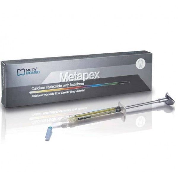 Metapex RCT Filling Material Calcium Hydroxide with Iodoform 2.2gm Syringe (Equ to Diapex)