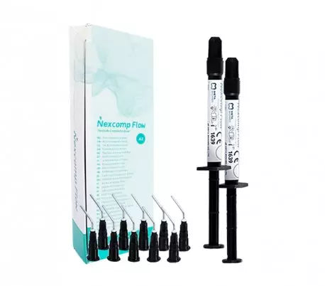 Nexcomp Flowable Composite 2x2g Syringes with Tips