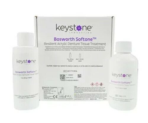 Bosworth Softone Resilient Acryclic Denture Tissue Treatment Kit White #0921775