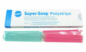 Super-Snap Polystrips, 100/Pkg #L526 Fine/Superfine, Green/Red