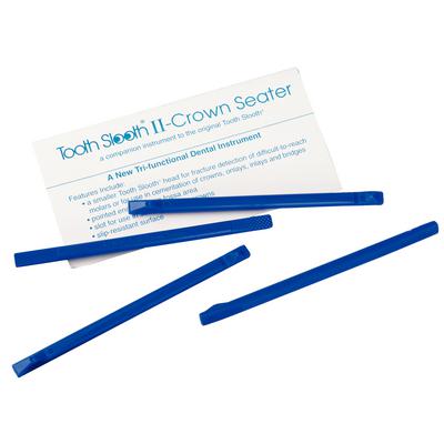 Tooth Slooth II Crown Seater & For Small Mouth Tooth Fracture Detector – Blue, 4/Pkg