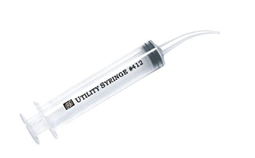 (412)  Irrigation Curved Tip Utility Syringe, 50/Box-Monoject Style