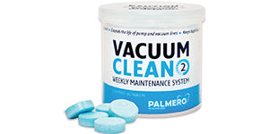 Vacuum Clean,Evacuation Cleaner System Maintenance Kit, 45/Tablets -Palmero