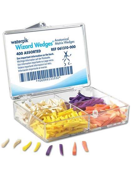 Waterpik-Anatomical Wizard Matrix Wedges Assorted 400/Pk# 061310-000